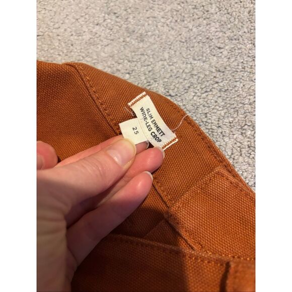 NWOT Madewell Emmett Wide-Leg Crop Pants, Sz 25, $90 B34 - Picture 8 of 10